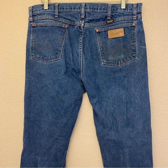 Wrangler men’s jeans Cowboy Cut Original Fit 100% cotton denim 38x32 - Picture 6 of 11